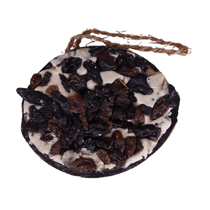 Schwarze Mischung aus halben Kokosnüssen mit Topping (gemischt) - Preis pro Stück!